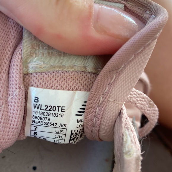 New Balance Blush Pink Sneakers - Picture 9 of 9